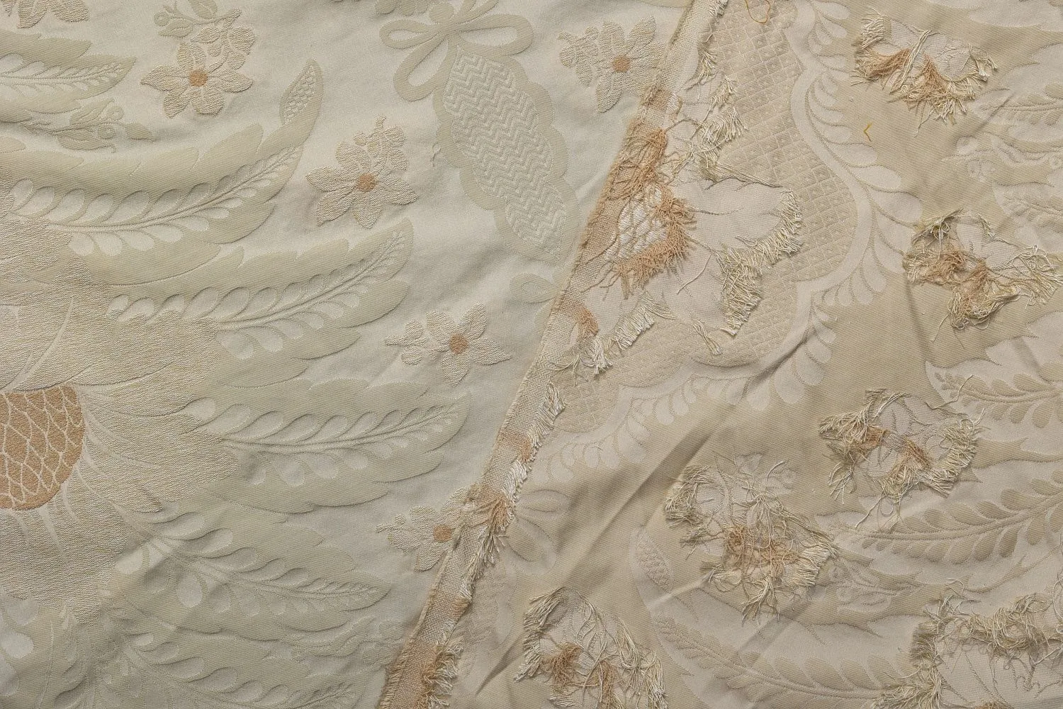 BOUQUET DAMASK IVORY 